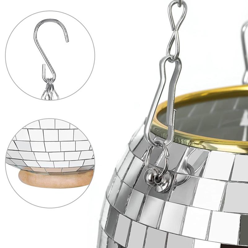 Disco Ball Planter Gardening Creative Hanging Basket Mirror Ball Flower Pot Disco Flower Pot