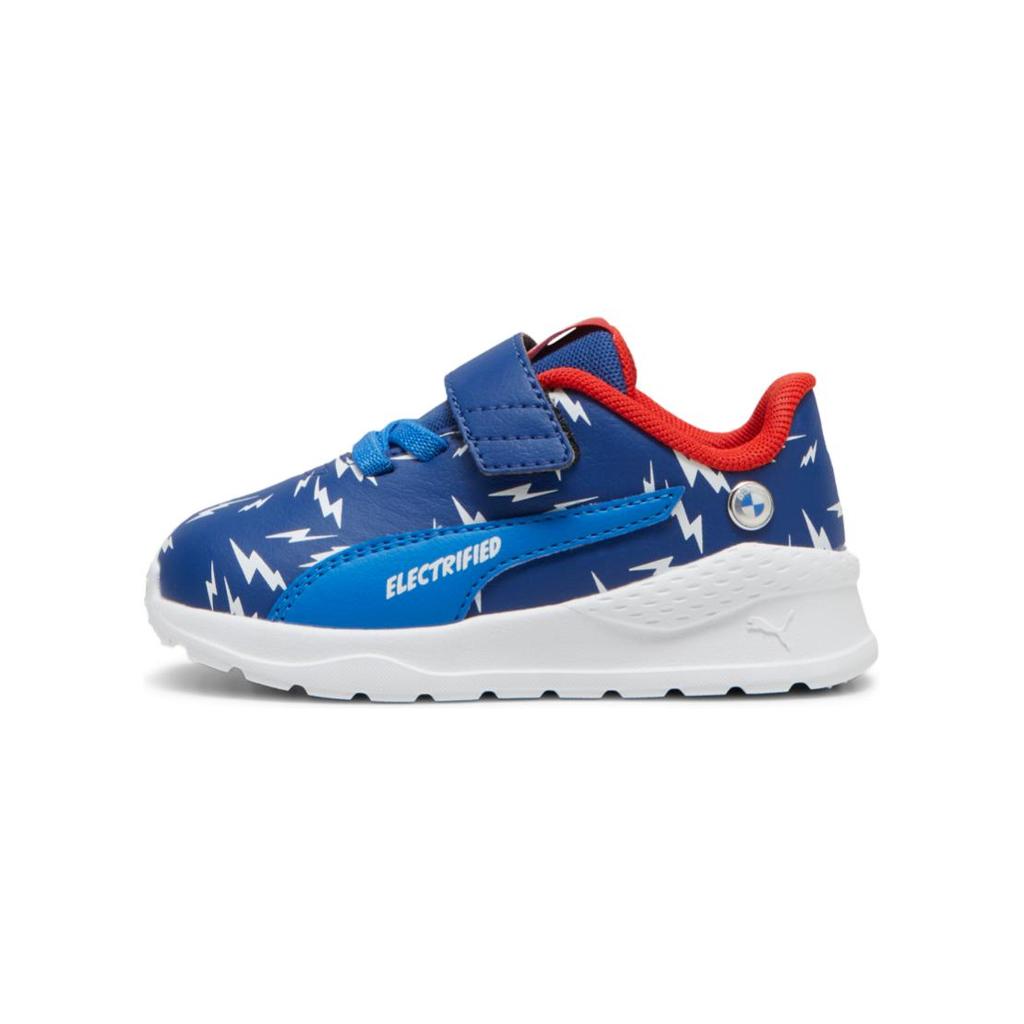 Puma BMW Racing Series Comfortable Low-Top Walking Shoes Baby Shoes Blue Red White 308482-02