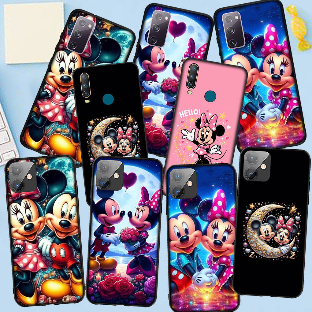 Чехол для телефона для iPhone 17 16 15 Xiaomi Poco F8 F7 X7 X6 M8 C85 C75 C71 Redmi Note 14 13 12 11 Pro Max A4 14C 13C 15C Новый милый чехол Микки Маус и Минни