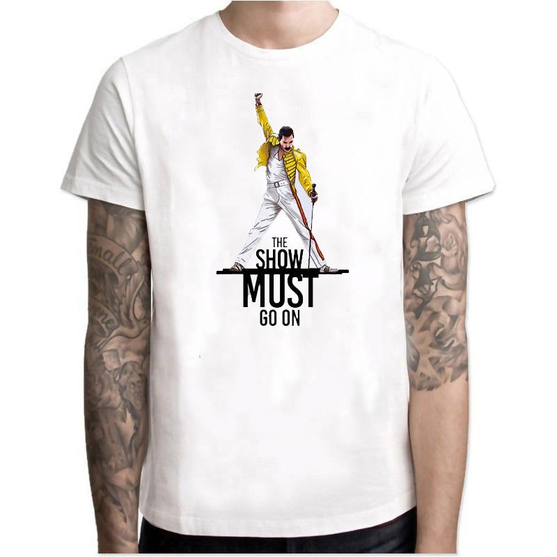 Freddie Mercury T-shirt Arrival Men Fashion Printed T-shirt Short Sleeve Casual Music