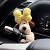 Украшение автомобиля Куклы Пилот Pawdog Рулевые фары Стеклоочиститель Уай Щит Орнамент Милый бантик Собака Автомобиль Стеклоочиститель Кукла Аксессуары для интерьера