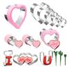Cookie Cutters Baking Tools Set Heart Shaped Long Lasting Biscuit Molds DIY Baking Supplies for Baking and DIY Fun