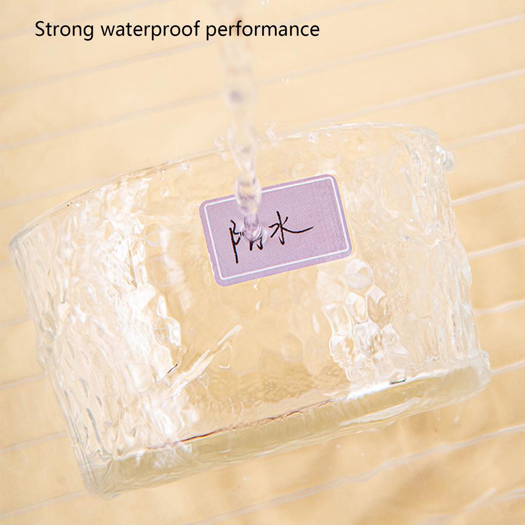 Водонепроницаемые самоклеящиеся этикетки для организации дома, офиса, школьных принадлежностей с износостойким дизайном