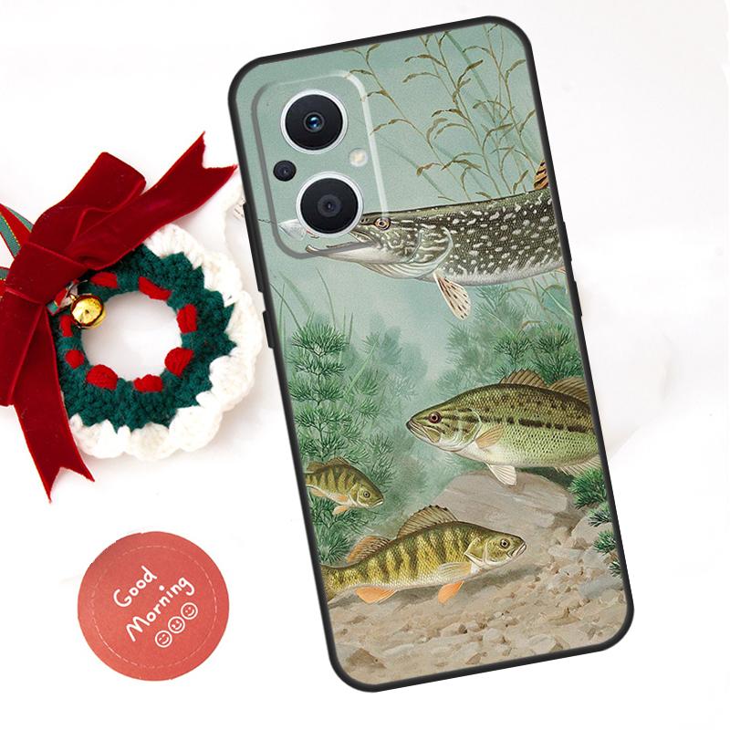 Чехол Art Fishing Lure Funda для OPPO Reno 8 Lite 10 11 12 13 14 Pro 11F 12F 13F 14F OPPO Find X8 X5 X6 X9 Pro