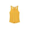One Luxe Df Std Tw Tank Logo Print Solid Color Sleeveless Sports Vest Women Tops Yellow DD4909-752