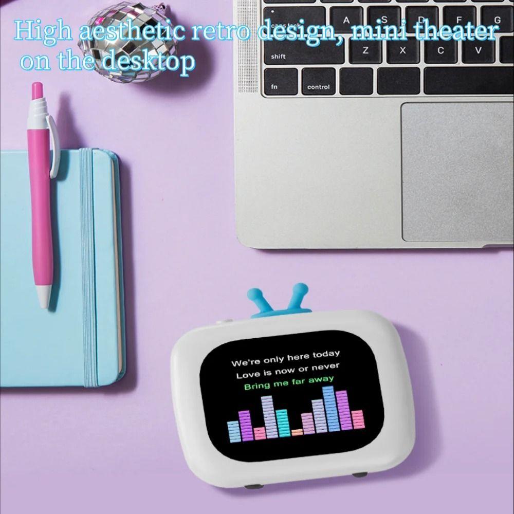 ТВ-выступление Мини-Bluetooth-динамик Многофункциональный с экраном Мини-беспроводная звуковая колонка Стереозвук Сабвуфер