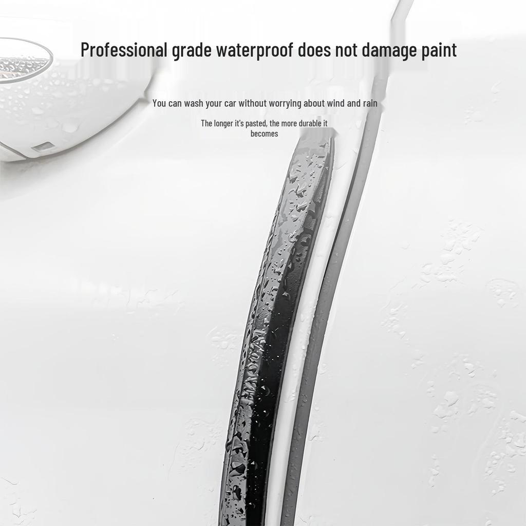 Силиконовые защитные полосы от царапин и столкновений для дверей и зеркал автомобиля