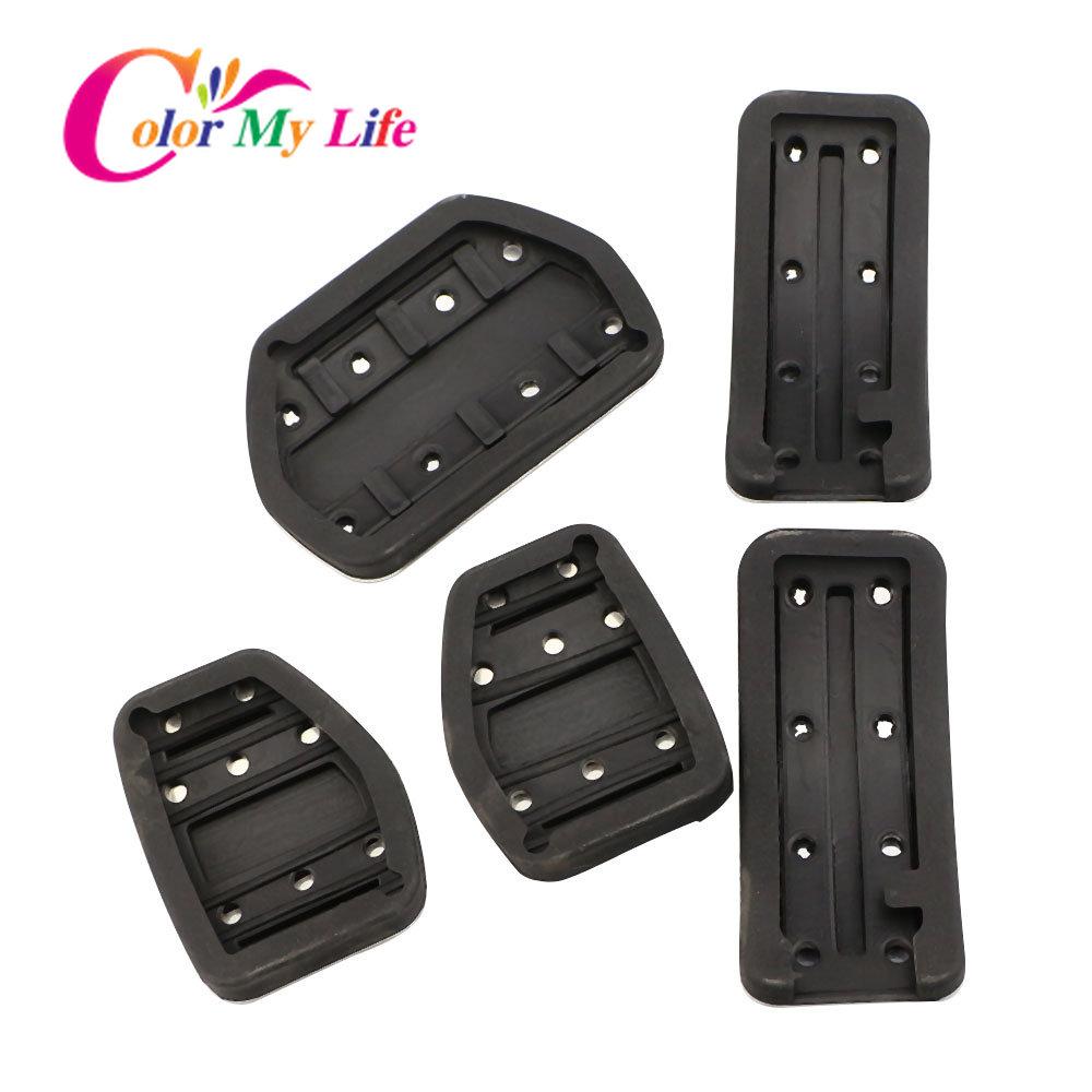 Автостайлинг Педали из нержавеющей стали для интерьера автомобиля Накладка для защиты педалей автомобиля для Peugeot 208 2014 -