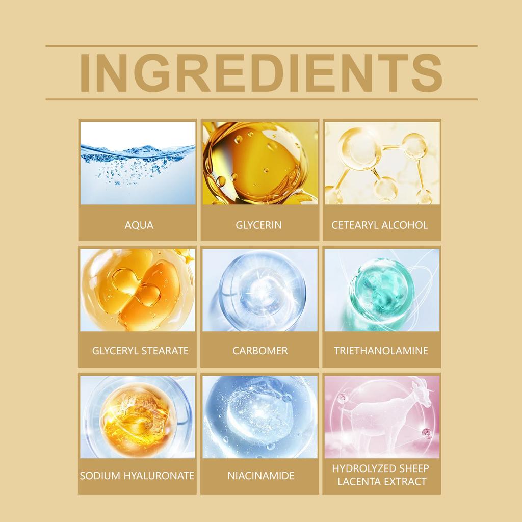 Sheep Placenta Extract Activity Tightens Milk, Reduces Wrinkles, Brightens Skin, Improves Dullness, Lifts And Tightens.100ML