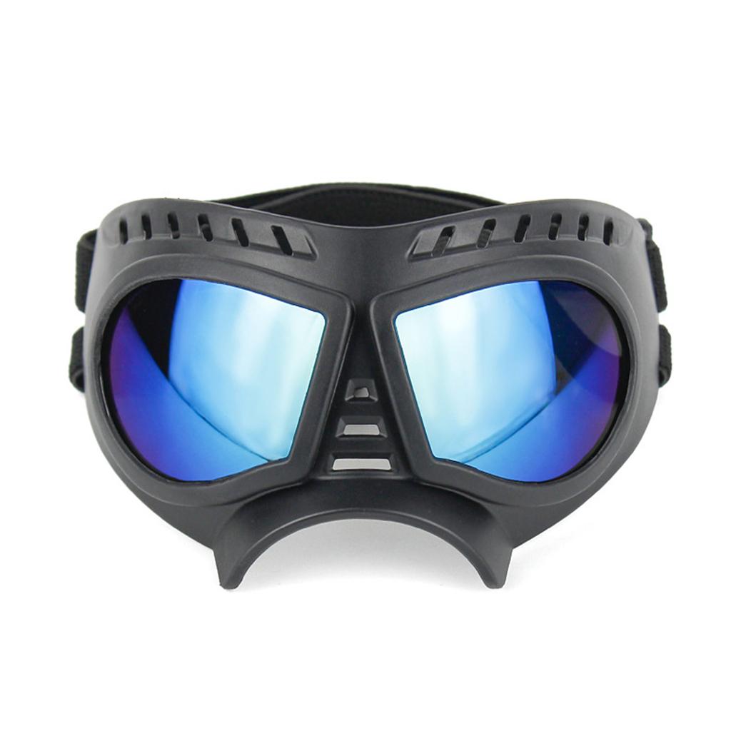 Очки для собак для крупных собак, широкая морда, мягкая оправа, солнцезащитные очки для собак средних и крупных пород, летние очки для вождения собак, зимние очки для снега, регулируемые