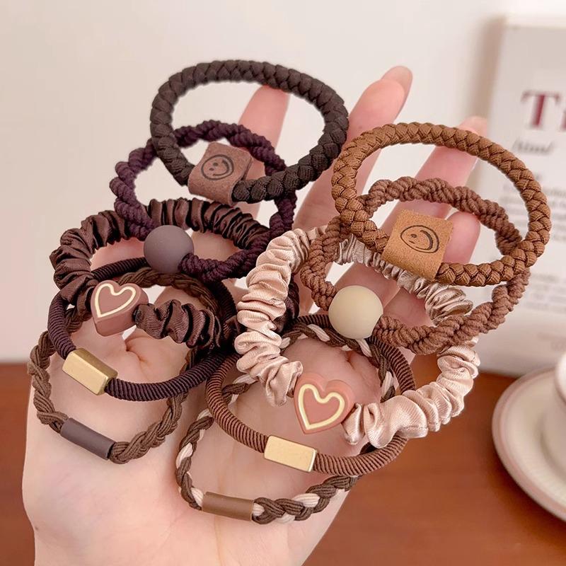 High Elasticity Hair Tie: Versatile Rubber Band Scrunchie for Women & Girls 2025