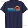 Vintage Half Moon Cay Bahamas Retro 80s Dolphin Sunset T Shirt  vintage Washed Casual streetwear Unisex Breathable Versatile