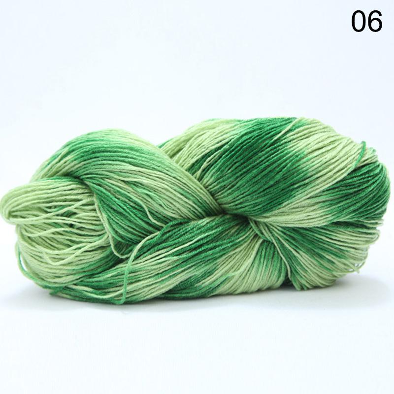 1Roll DIY Yarn Multicolor Knitting Wool Hand Crocheted Cotton Wool Yarn Baby Scarf Soft Warm