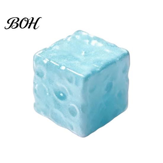 TPR Sensory Toy Fake Cheese Stress Relief Toy, Squeezable Cube Gadget Anxiety Relieving Hand Exercise for Kids and Adults Slow Rebound