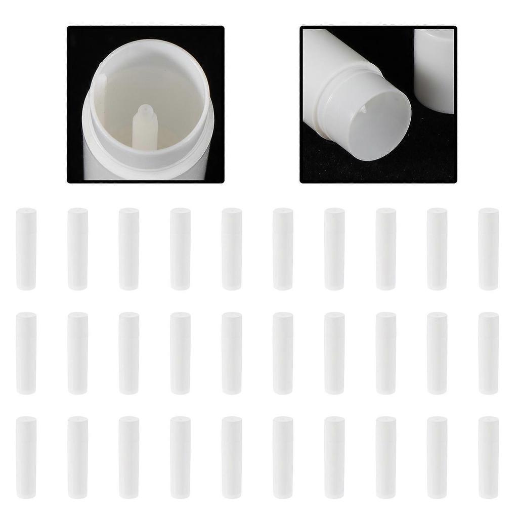 Lipstick Container Plastic Tube for Lip Balm Storage Portable 50Pcs