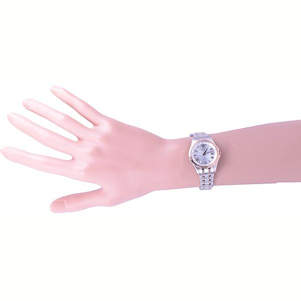 Citizen EC1124-58A ( Watch EXCEED Eco-Drive Radio-controlled Pair Model Women's) Round Watch Silver