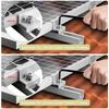 4Pcs Aluminum Zinc Zinc Alloy Solar Panel Mounting Clamp Solar System Install Accessories  Solar Panel Fixing