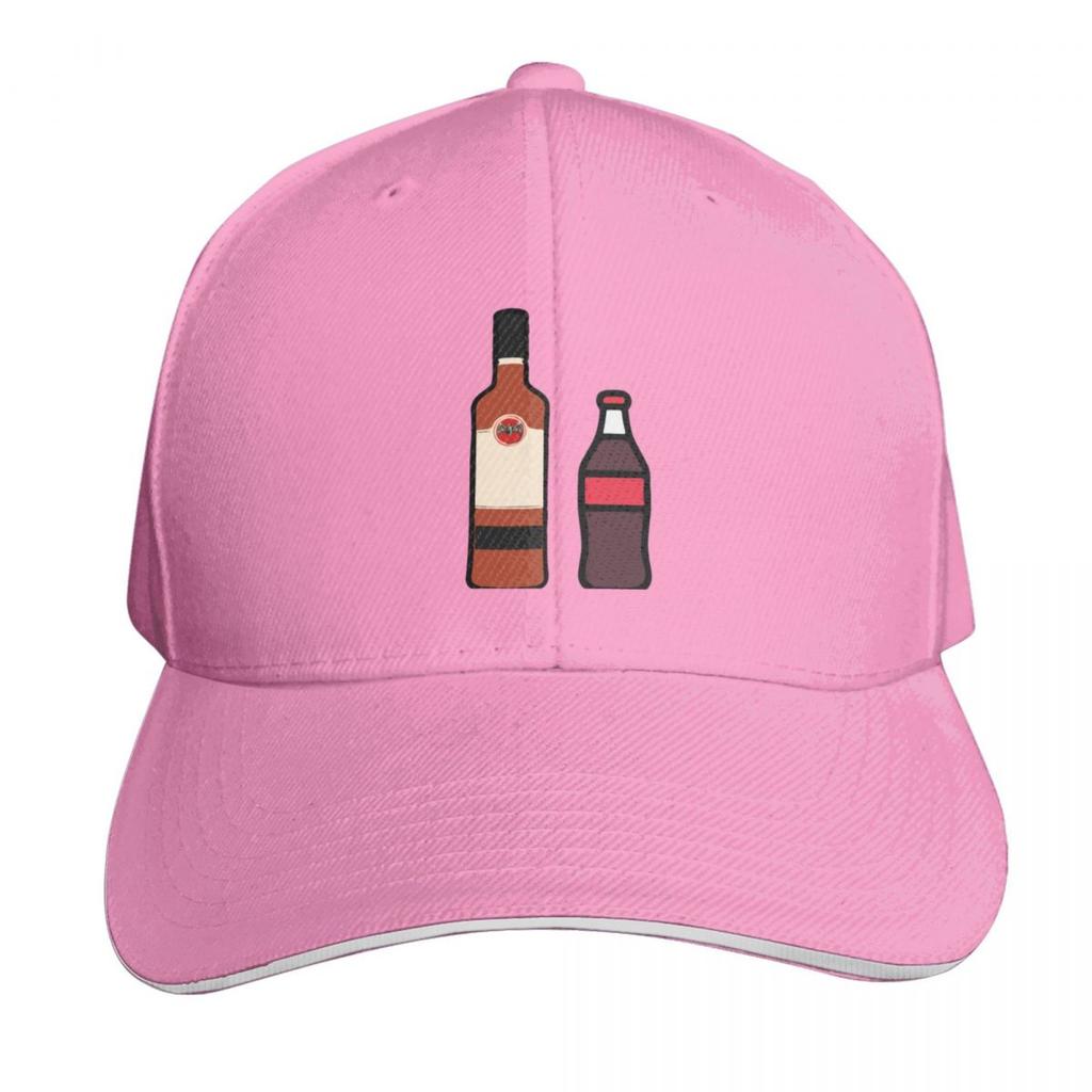 rum and coke Baseball Cap Bobble Hat Golf Hat Snap Back Hat Christmas Womens Hats Unisexs