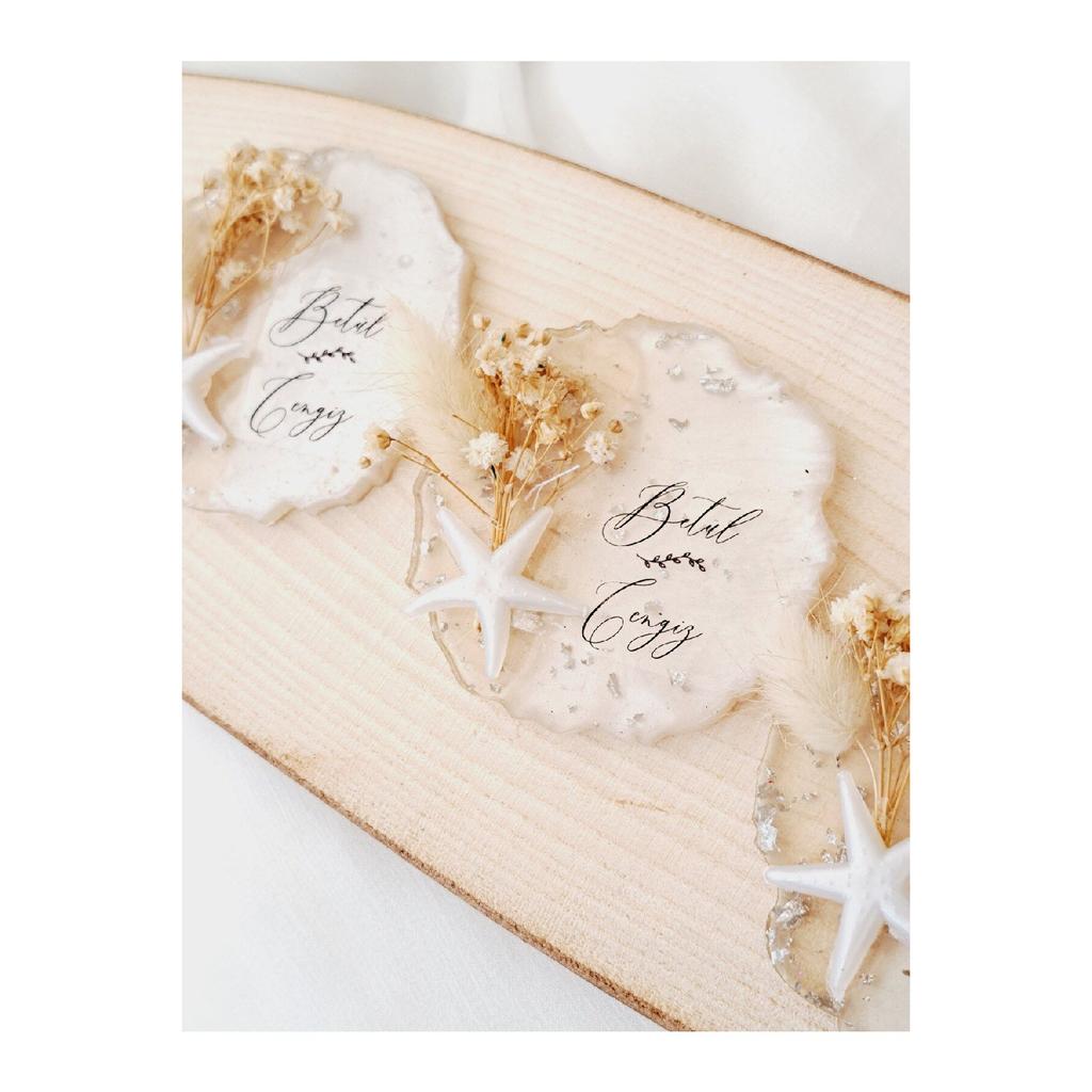 20 эпоксидных магнитов (Свадебные подарки, Подарки на помолвку)