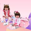 Популярные куклы Reborn 48/60 см, мягкая хлопчатобумажная ткань, тело, кукла для новорожденных, реалистичные куклы для девочек и мальчиков, детские подарки на день рождения, Рождество