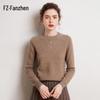 Fanzhen Women's 100% Cashmere Thick Knit Sweater