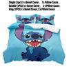 Постельный комплект с цифровой печатью серии Stitch из двух или трех предметов в современном и простом стиле