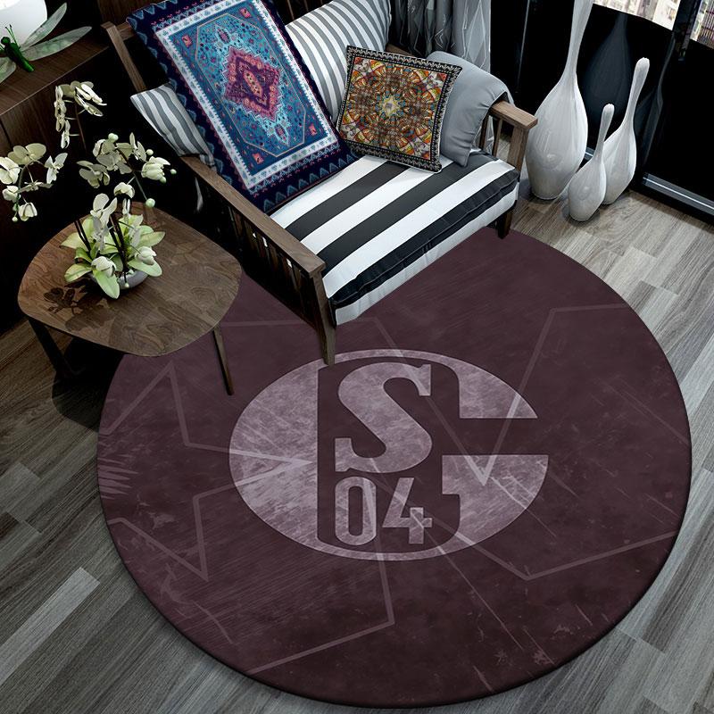S04 pattern round rug,Carpet Rug for Living Room Bedroom Playroom ,Non-slip Floor Mat,Holiday Gifts and Birthday Gifts.