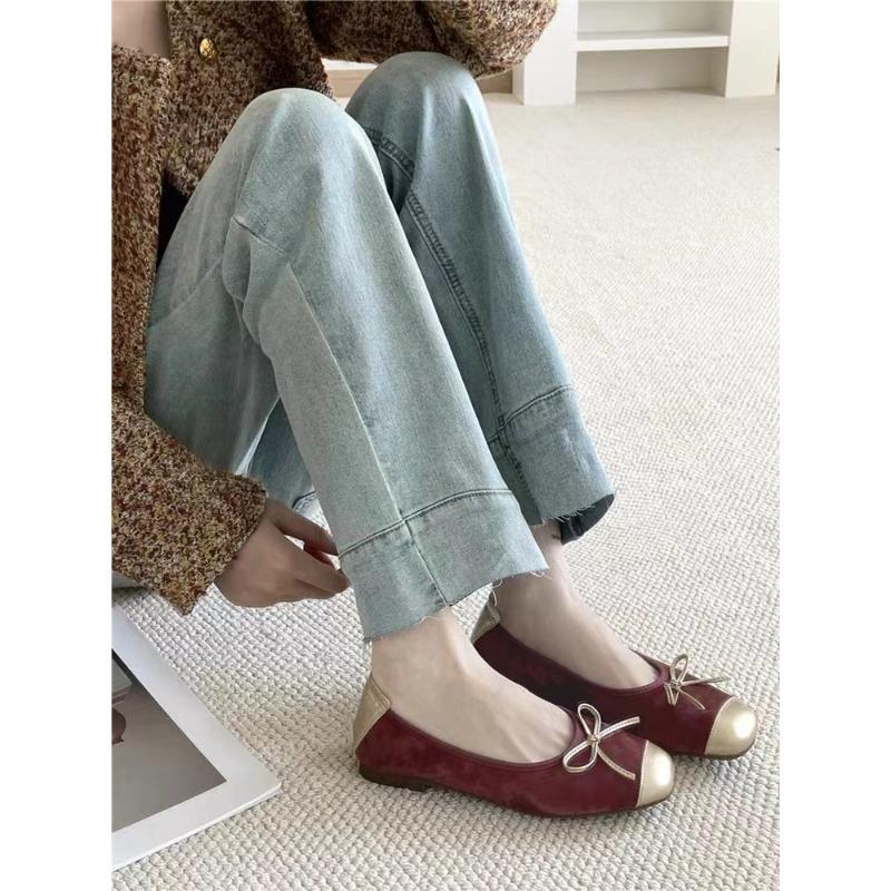 Одиночные туфли Мягкая подошва Плоские балетки