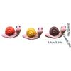 Garden Decoration Resin Small Snail Figurine Cute Animal Kawaii Snail Model Simulation Creative Mini Ornament Outdoor