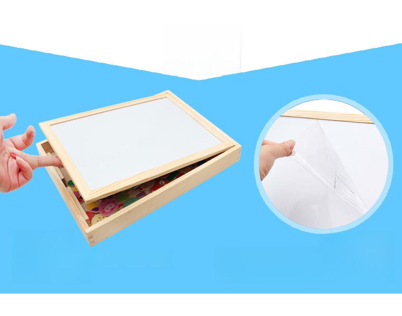 Little Master Educational Magnetic Animal Puzzle & Double-Sided Drawing Board