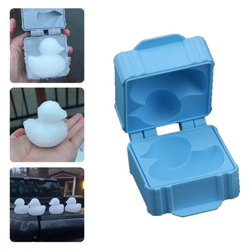 Cartoon Cute Duck Shaped Rice Mold Maker Clip Children Outdoor Plastic Duck Rice Mold Diy Maker Sushi Mold Kitchen Gadget