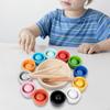 Игра для детей «Соедини цвета с чашками и шариками» — развивающий набор игрушек
