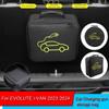 Портативная сумка для хранения автомобильного зарядного кабеля EV для EVOLUTE i-VAN 2023 2024, водонепроницаемая коробка для хранения багажника, аксессуары