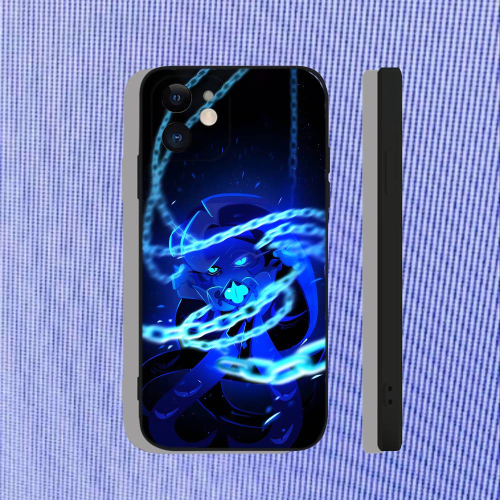S-Shadow Молочное Печенье Для iPhone 17,16,15,14,13,12,11,Air,X,XR,Pro,Max,Plus Черный Мягкий Силиконовый Чехол