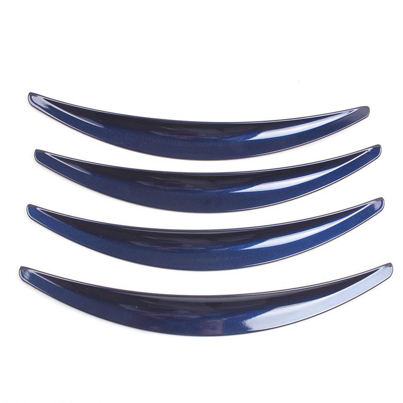 4 шт./компл. колеса автомобиля, отделка арки для бровей, боковое крыло, расклешенная полоса для Tesla Model 3, невидимое крыло, листовая пластина автомобиля