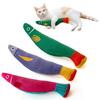 Cat Catnip Plush Toy for Solitary Includes Natural Teeth Stress and Nail Set with Fish Toy, Play, Catnip, Brushing, Relief, Exercise, Polishing,