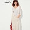 MO&Co. Women's Long V-Neck Knit Cardigan