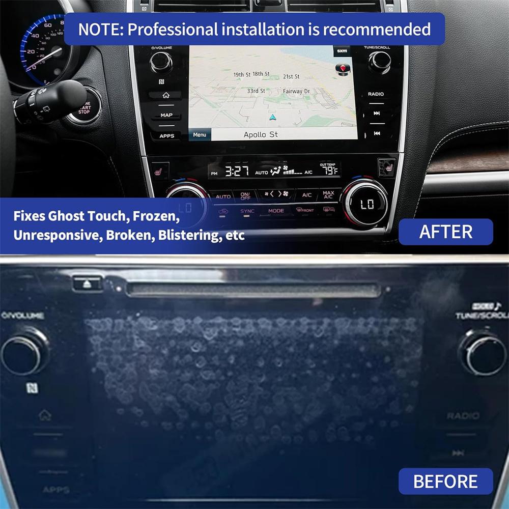 Touch Screen Digitizer Radio For Subaru Legacy Outback 2018 2019 (MAP Button)