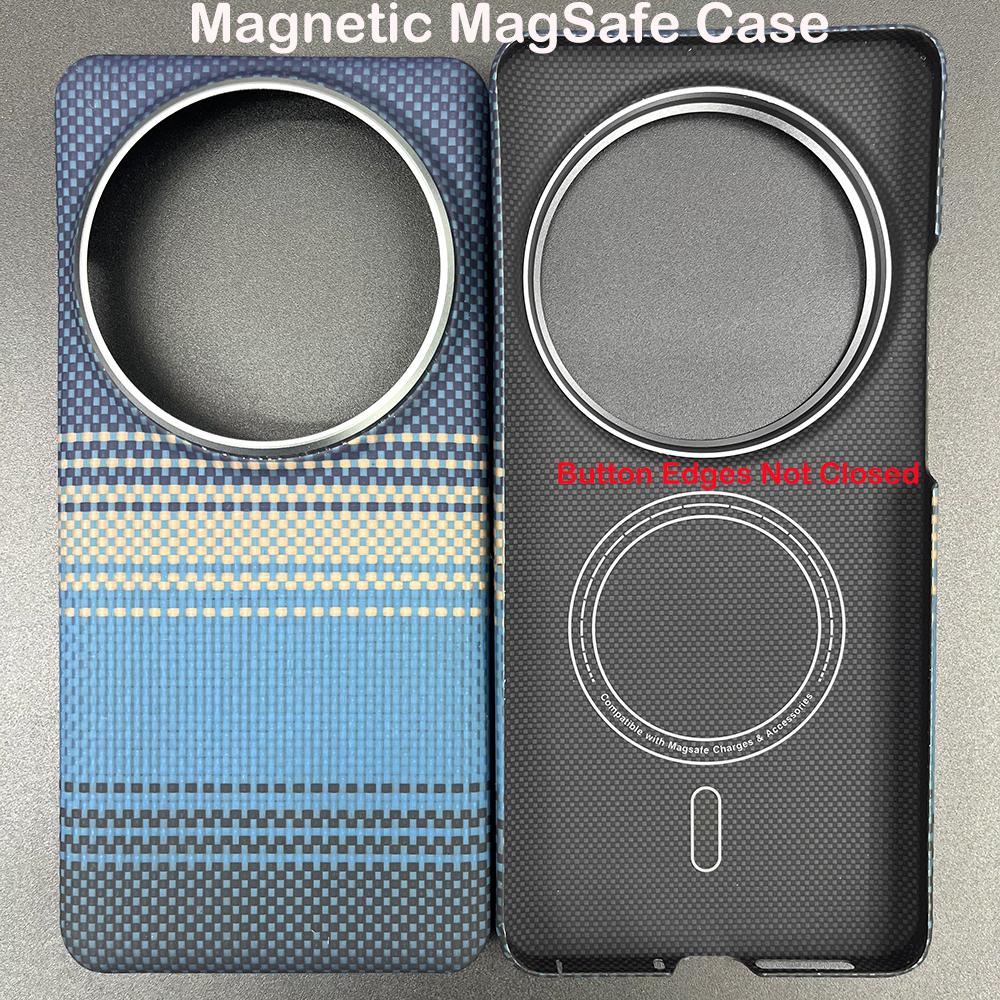 Magnetic Case for Xiaomi 15 Ultra MagSafe Case Carbon Aramid Fiber Case Ultra-Thin Lightweight Slim Cover for Xiaomi 15 Ultra