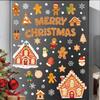Christmas glass window decoration sticker static sticker cartoon snowflake refrigerator sticker window sticker