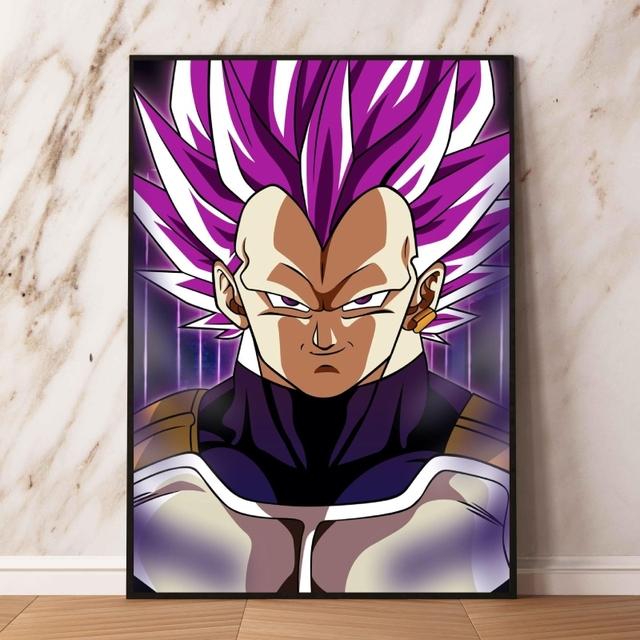 Картина на холсте Жемчуг дракона, подарок другу Вегета, классическое украшение для детской спальни