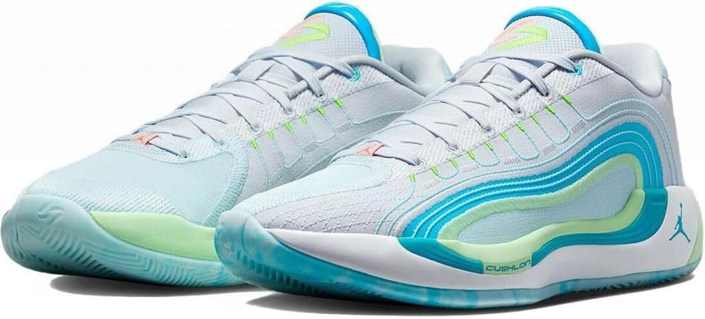 Nike Luca 4 PF Football Size Navigator, Gray/Copa/Vapor Green/Laser Blue, HF0824-002, 27.0cm