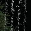 Christmas Tree Crystal Beads Curtain Acrylic Wedding Party Supplies Xmas Tree Garland Home Decor