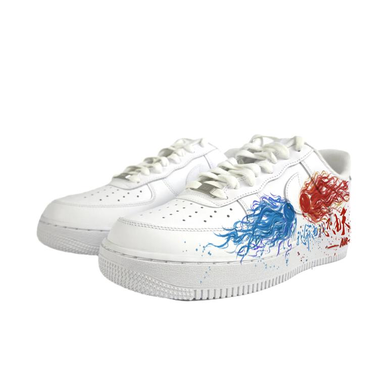 Nike Nike Air Force 1 Низкие износостойкие Кеды для скейтбординга Мужские Белые CW2288-111(Команда183-)