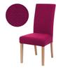 Elastic Dining Chair Cover Thick Jacquard Spandex Chair Cover for Dining Room Anti-Slip Kitchen Chair Cover