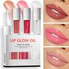 3Pcs/set Lip Oil Lip Gloss Water-glossy Mirror Lip Glaze Lip Makeup Cosmetics Lip Care