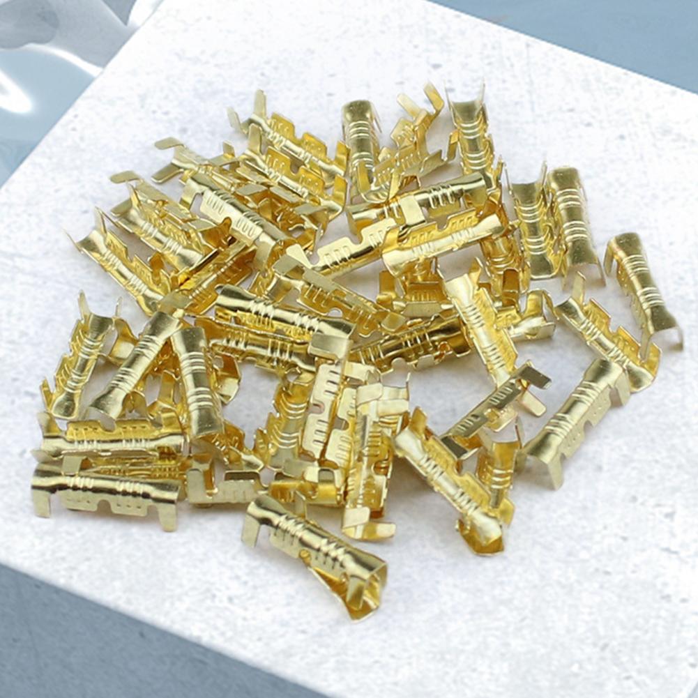 100/200Pcs Push Button Quick Connect Terminals 453 U-Shaped 0.3-1.5mm2 Tab Cold Inserts Terminals Wire Connector Terminals
