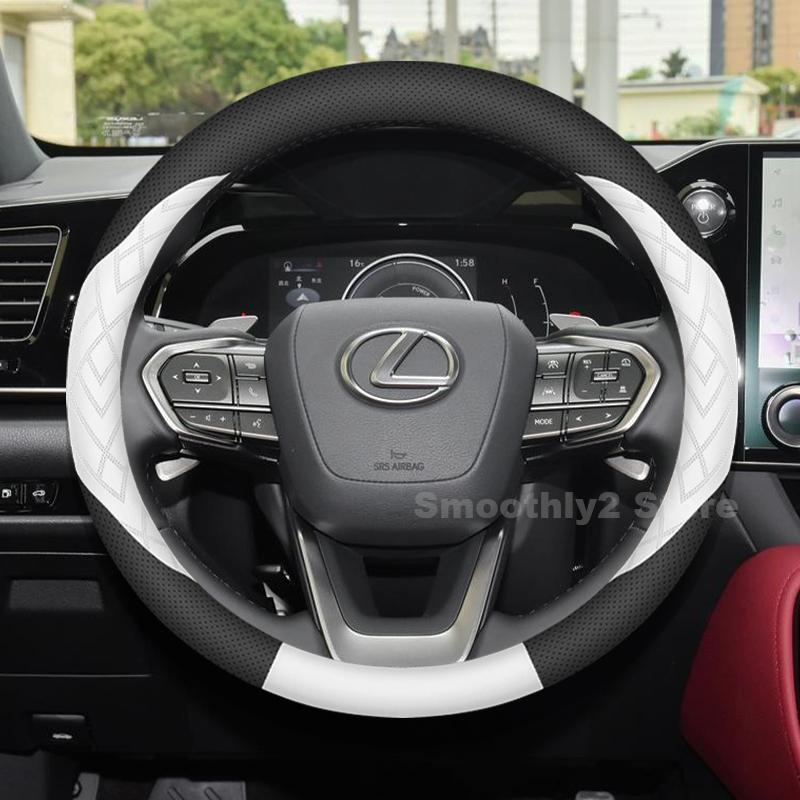 Кожаный чехол на руль автомобиля для Lexus NX450h+ NX250 NX350 NX350h NX350 F Sport 2025 Чехлы для Чехлов Автоаксессуары 2026