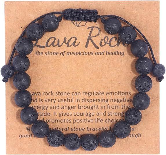 Горячая продажа натуральный камень с картонными бусинами эластичный браслет из нити кристалл агат тигровый глаз камень оптовая продажа браслет ювелирные изделия