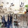 Fishing Net Decoration Wall Art Cotton Fish Net Picture Wall Hanging Fishing Net for Hawaiian Themed Party Under The Sea Party Decoration